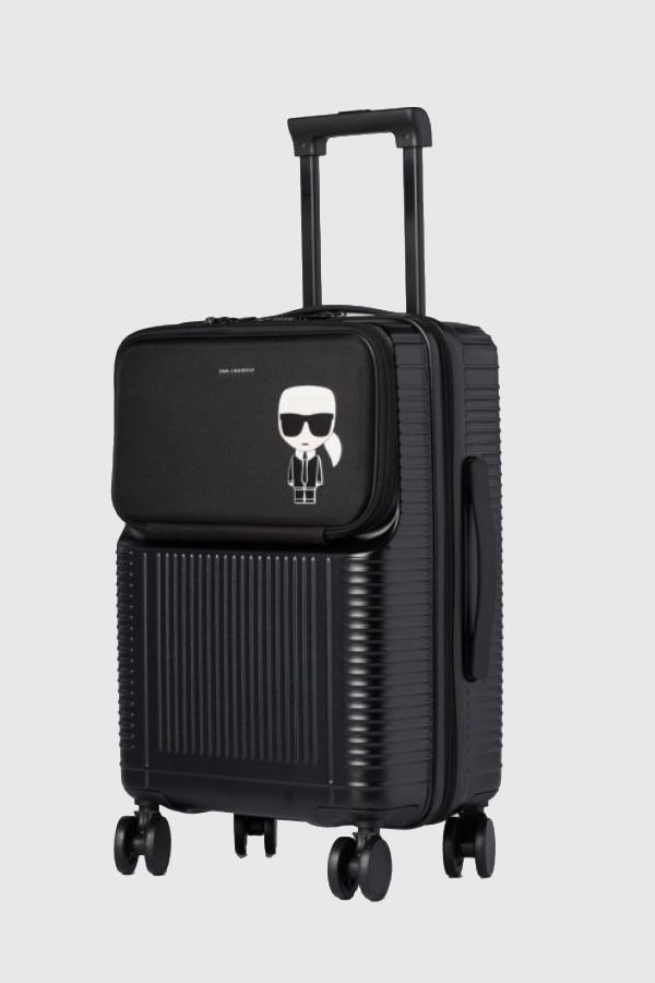 MEDIUM SIZED TROLLEY KARL LAGERFELD - Α999 BLACK